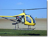 Schwebeflug bei der Bodenerprobung