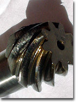 Kegelrad nach 80 Stunden