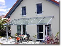 Terrassen Glasdach
