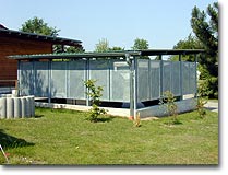 berdachung am See
