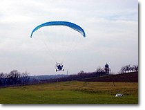 Gleitschirm in der Luft