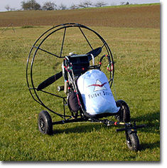Gleitschirm mit Motor
